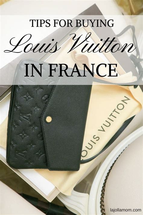 buying louis vuitton in france.